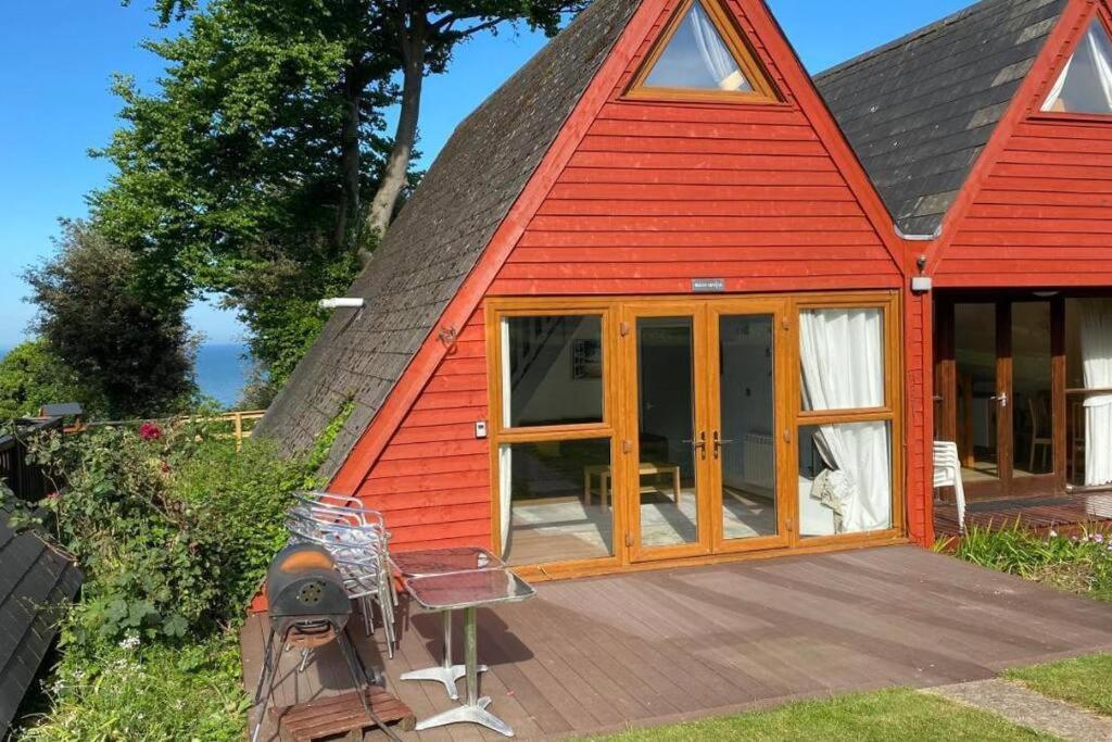 Front Line Chalet With Open Sea Views & Swimming Pool In Kingsdown No14 Villa Exterior foto